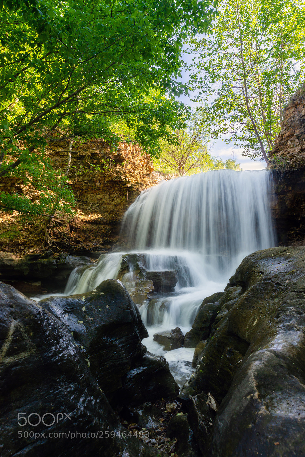 Nikon D800 sample photo. Tanyard creek waterfall photography