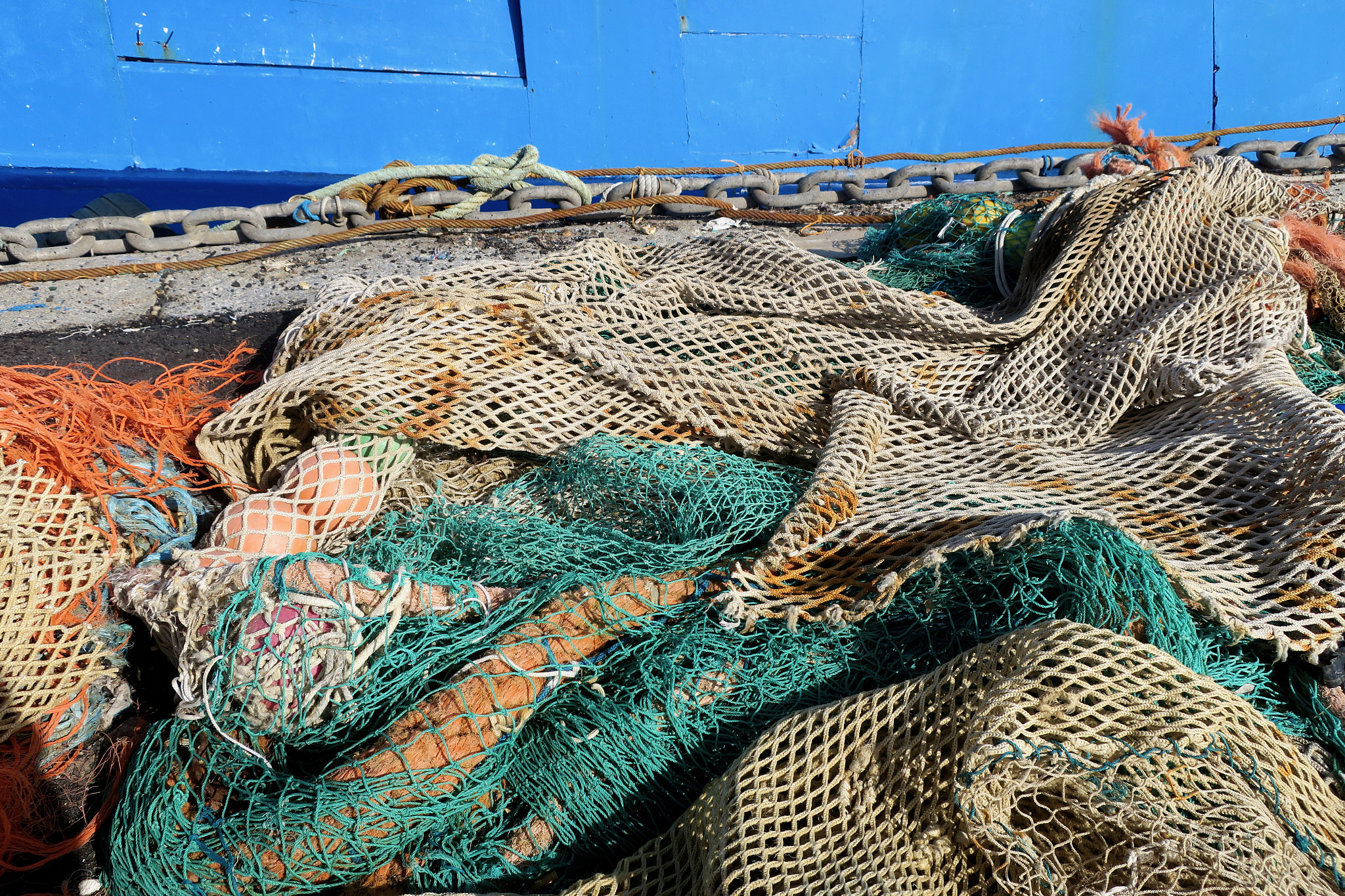 Canon PowerShot G9 X sample photo. Fishing nets photography