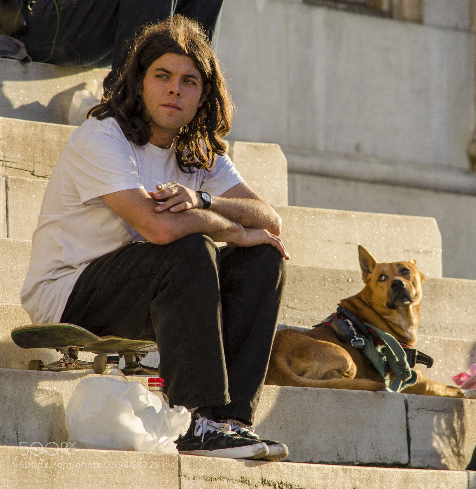 Nikon D5100 sample photo. Man and his dog photography