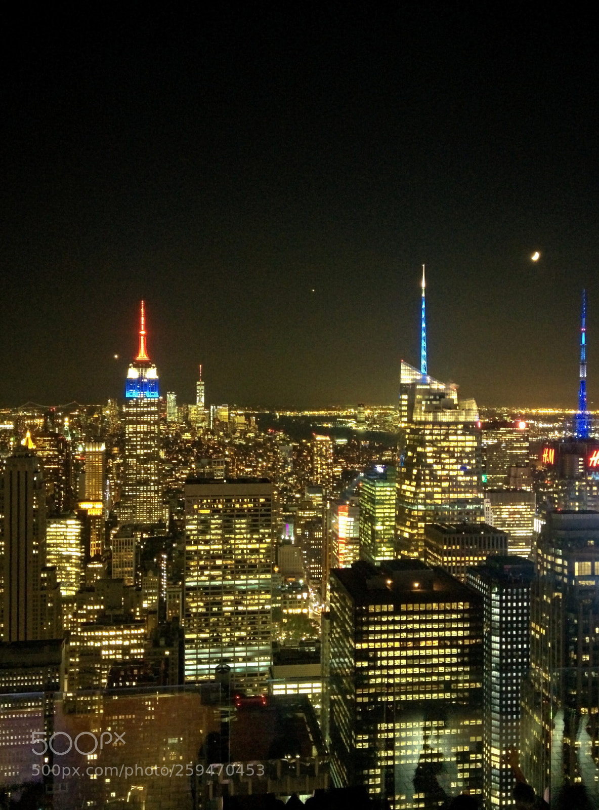 LG Nexus 5 sample photo. Nyc @ night photography