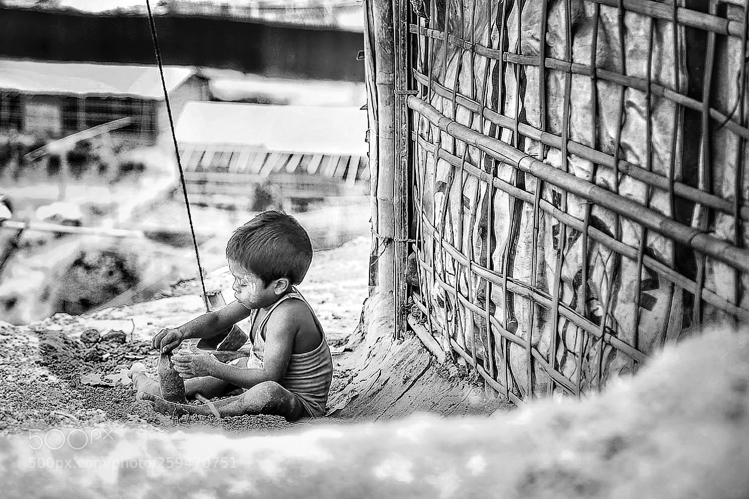 Canon EOS 6D sample photo. Rohinga child photography