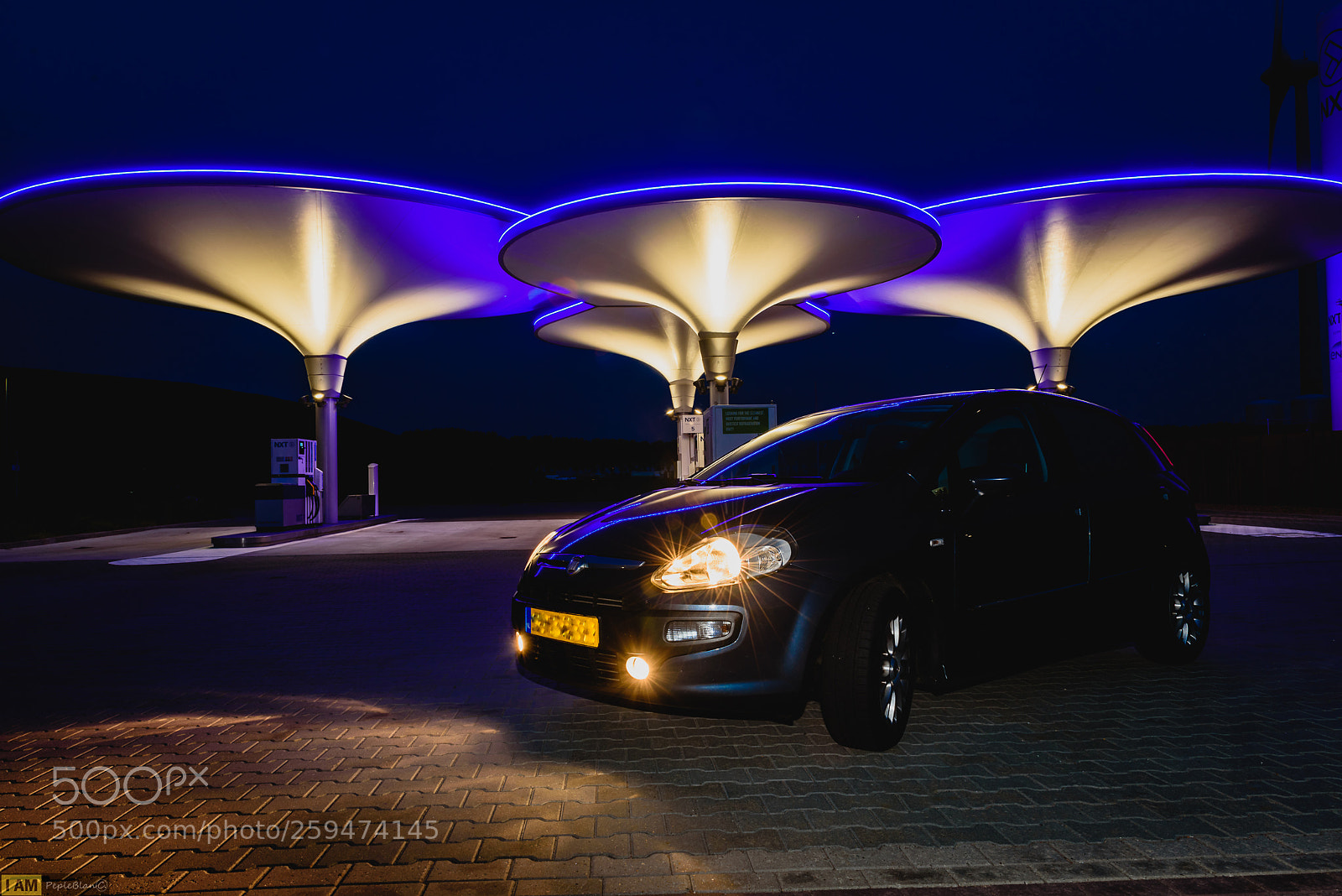 Nikon D750 sample photo. Car lights photography