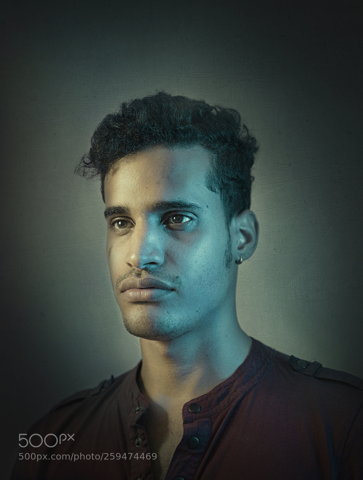 Canon EOS 6D Mark II sample photo. Moody male portrait photography