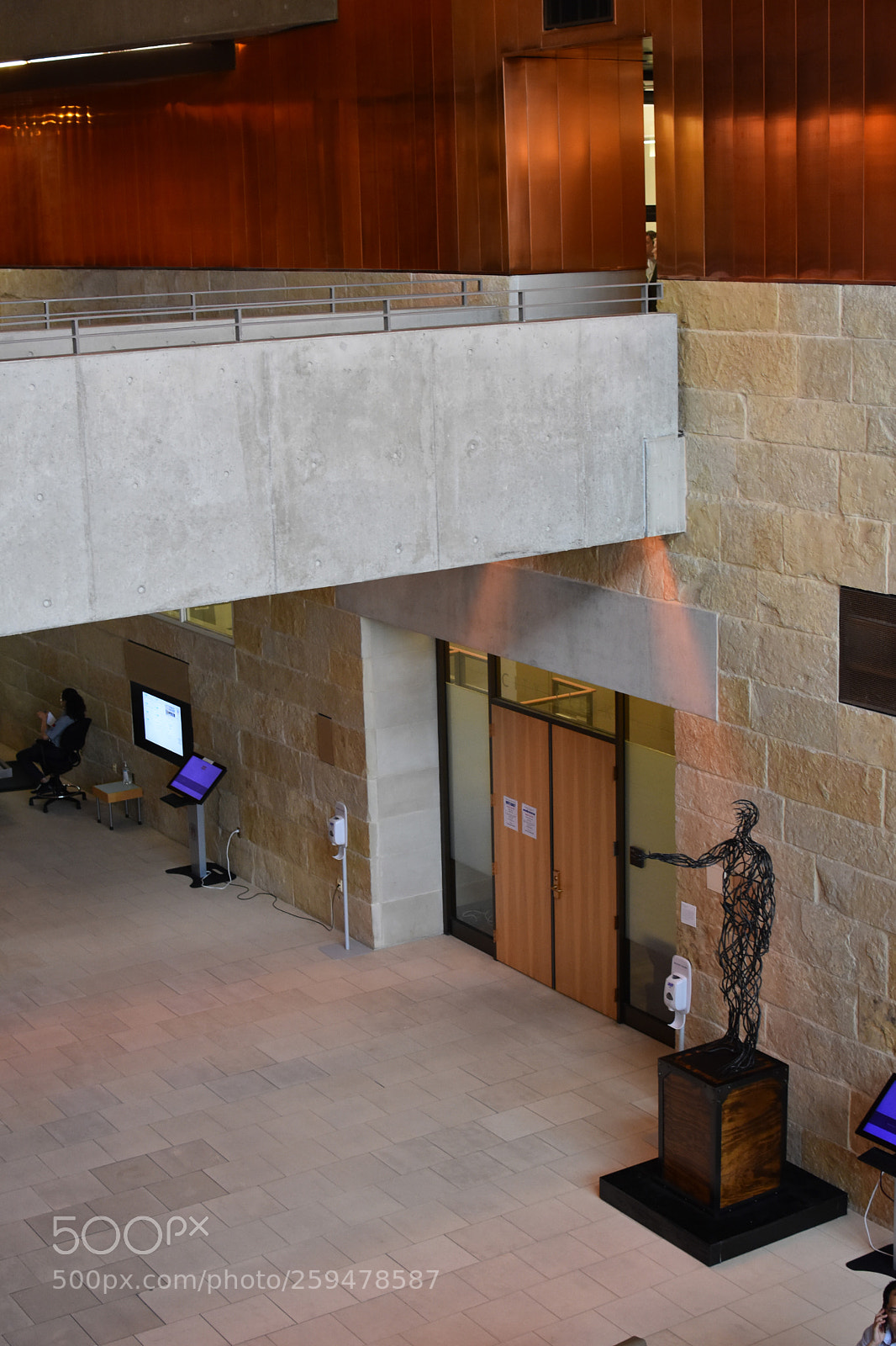 Nikon D3400 sample photo. Austin city hall lobby photography