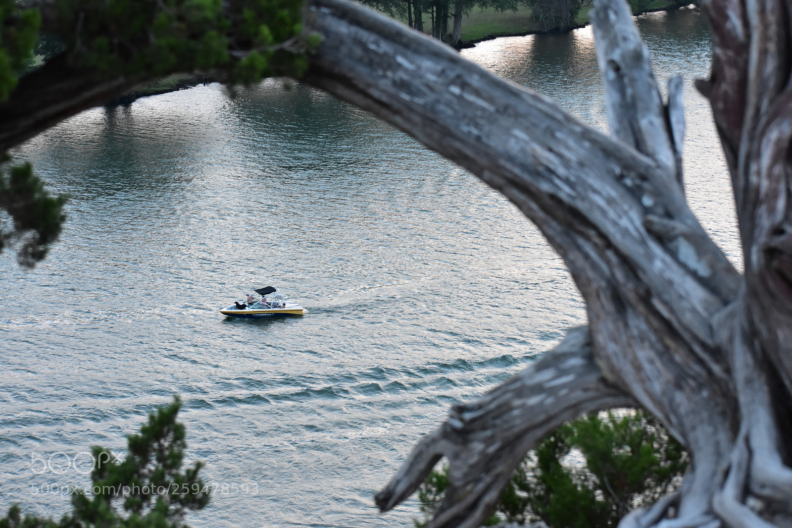 Nikon D3400 sample photo. Motorboat on colorado river photography