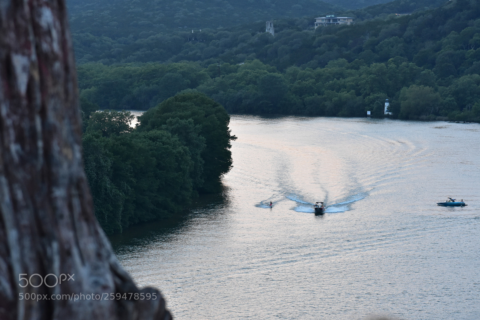 Nikon D3400 sample photo. Waterskiing on colorado river photography