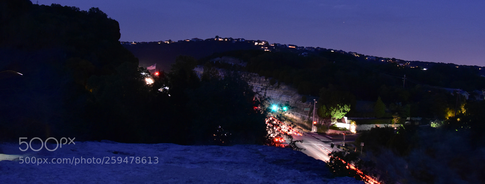 Nikon D3400 sample photo. Highway 360 at night photography