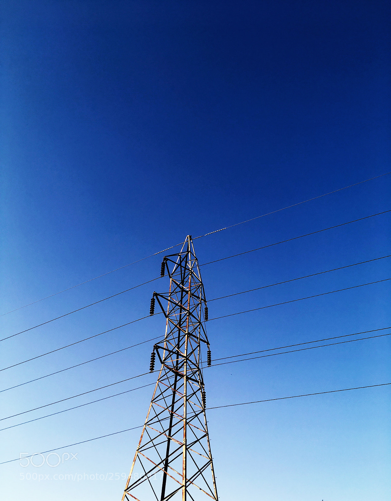 Apple iPhone SE sample photo. Powerlines photography