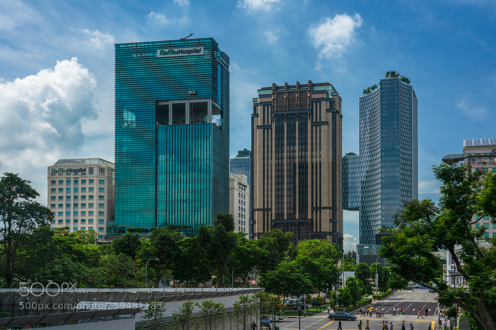 Sony a7R II sample photo. Raffles hospital photography