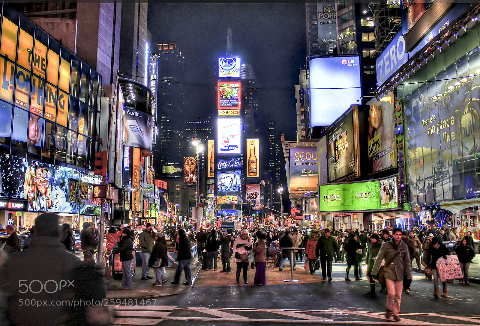 Canon EOS 450D (EOS Rebel XSi / EOS Kiss X2) sample photo. Times square photography