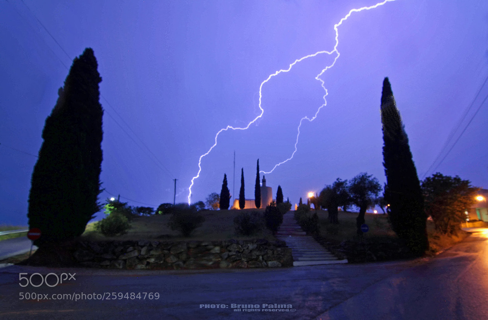 Canon EOS 50D sample photo. A tempestade na ermida photography