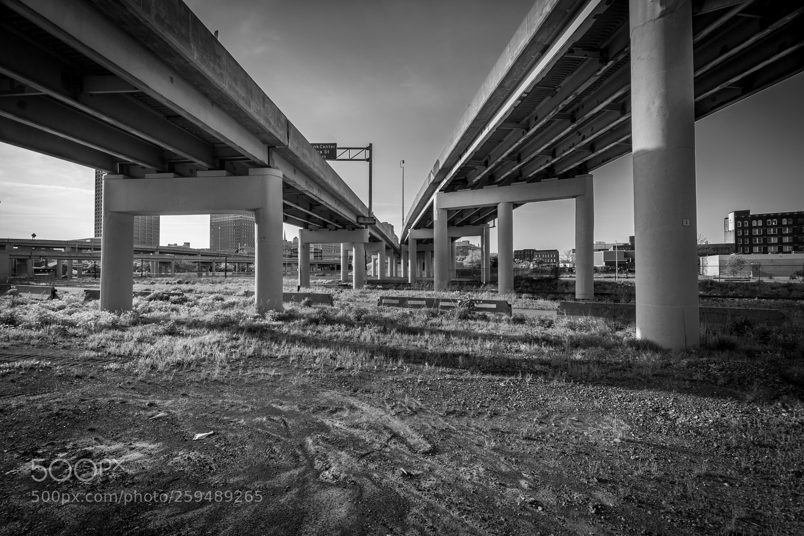 Sony a6300 sample photo. Buffalo skyways entering downtown photography