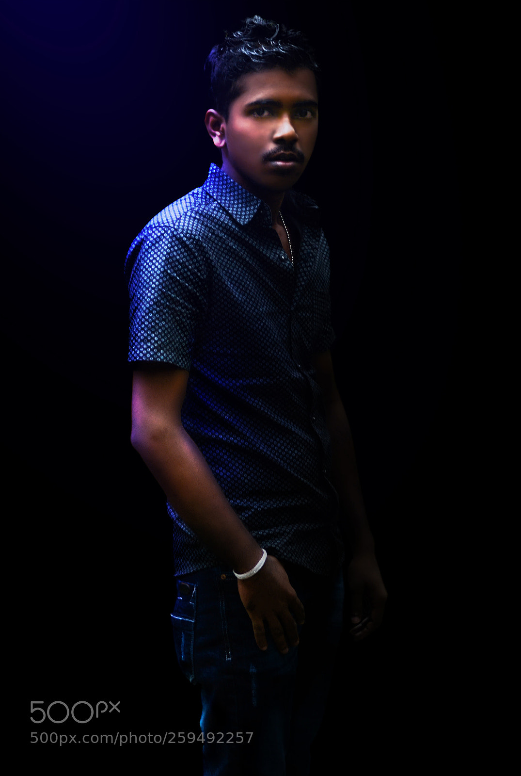 Nikon D7000 sample photo. Dark portrait manipulation photography