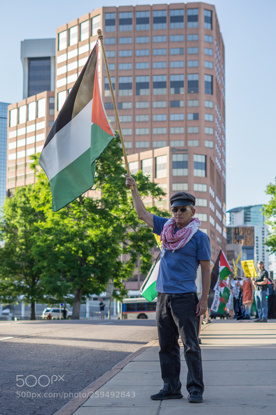 Sony a6000 sample photo. Protest for phalistain مظاهرة من اجل فلسطين photography