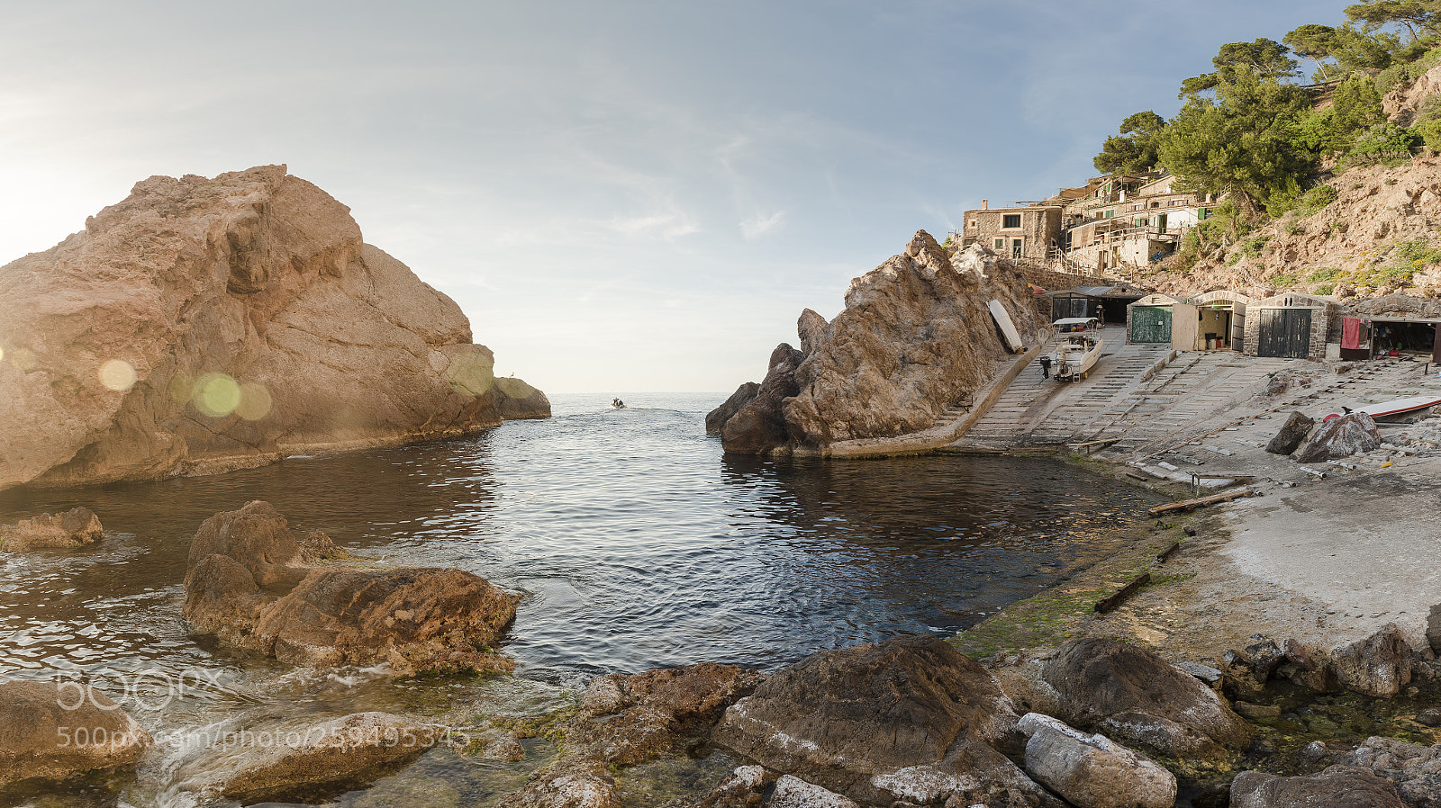 Nikon D810 sample photo. S'estaca port in mallorca photography