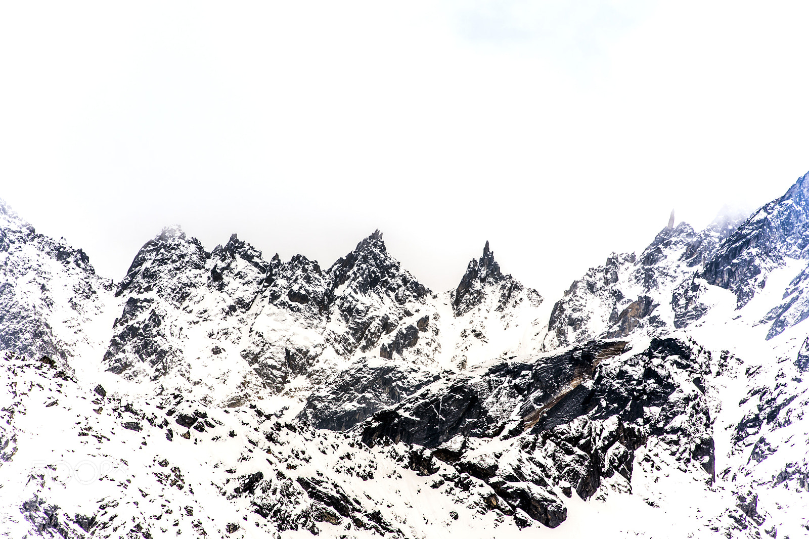 Nikon D7200 sample photo. Mountain peaks in abstract photography