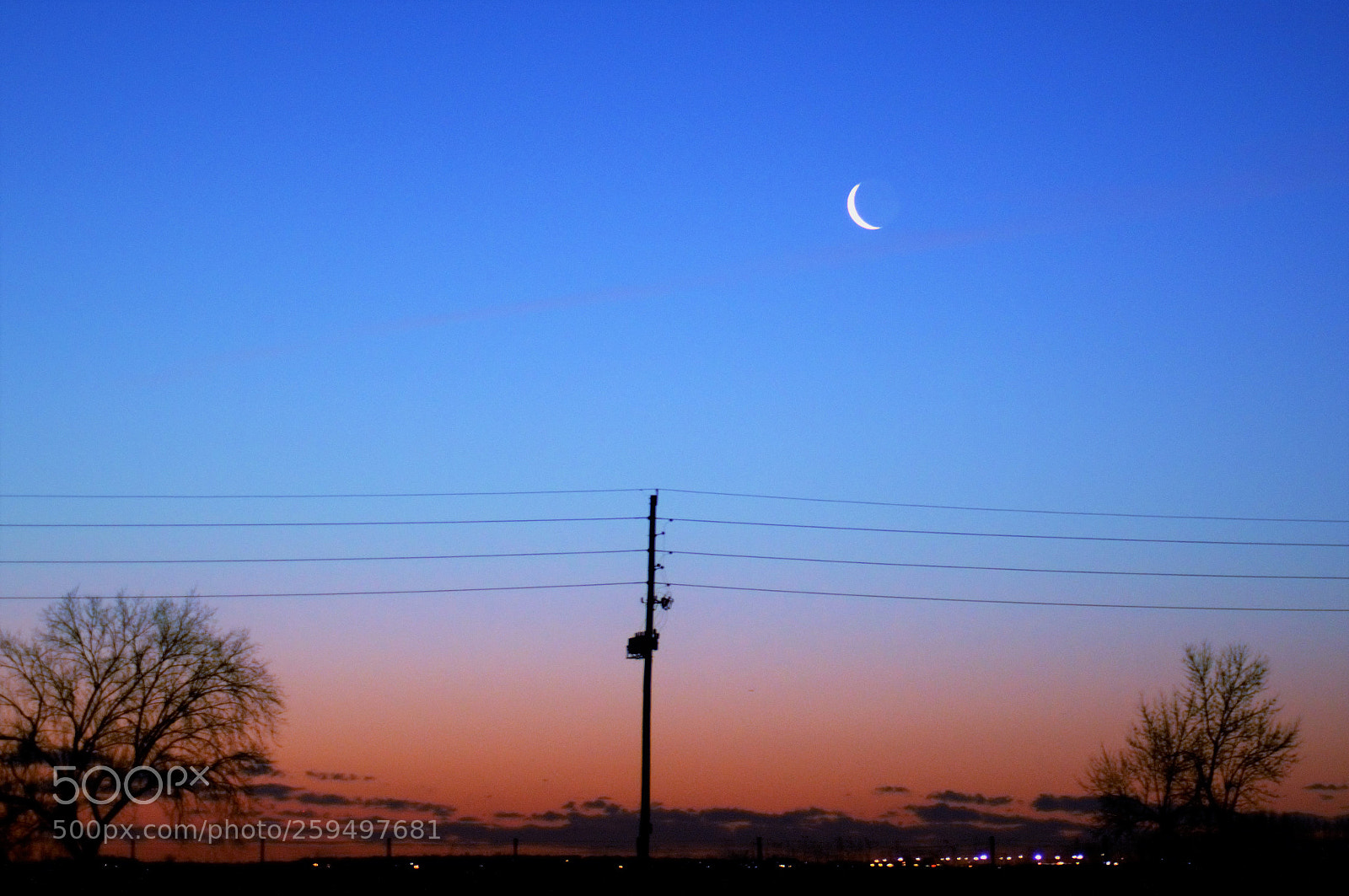Nikon D3200 sample photo. Waning crescent photography
