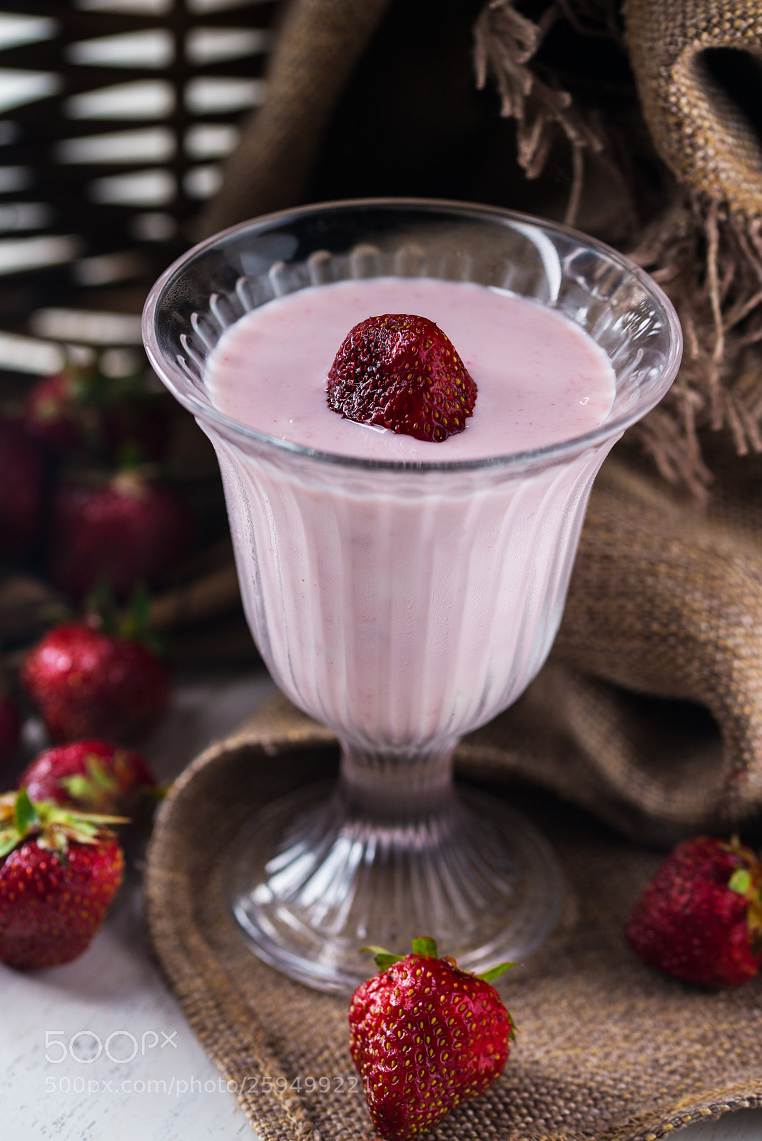 Nikon D800 sample photo. Strawberry milkshake photography