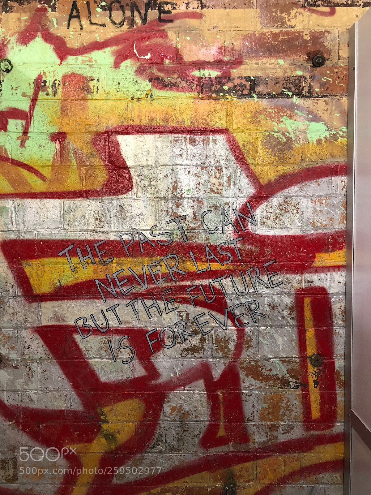 Apple iPhone X sample photo. Graffiti photography