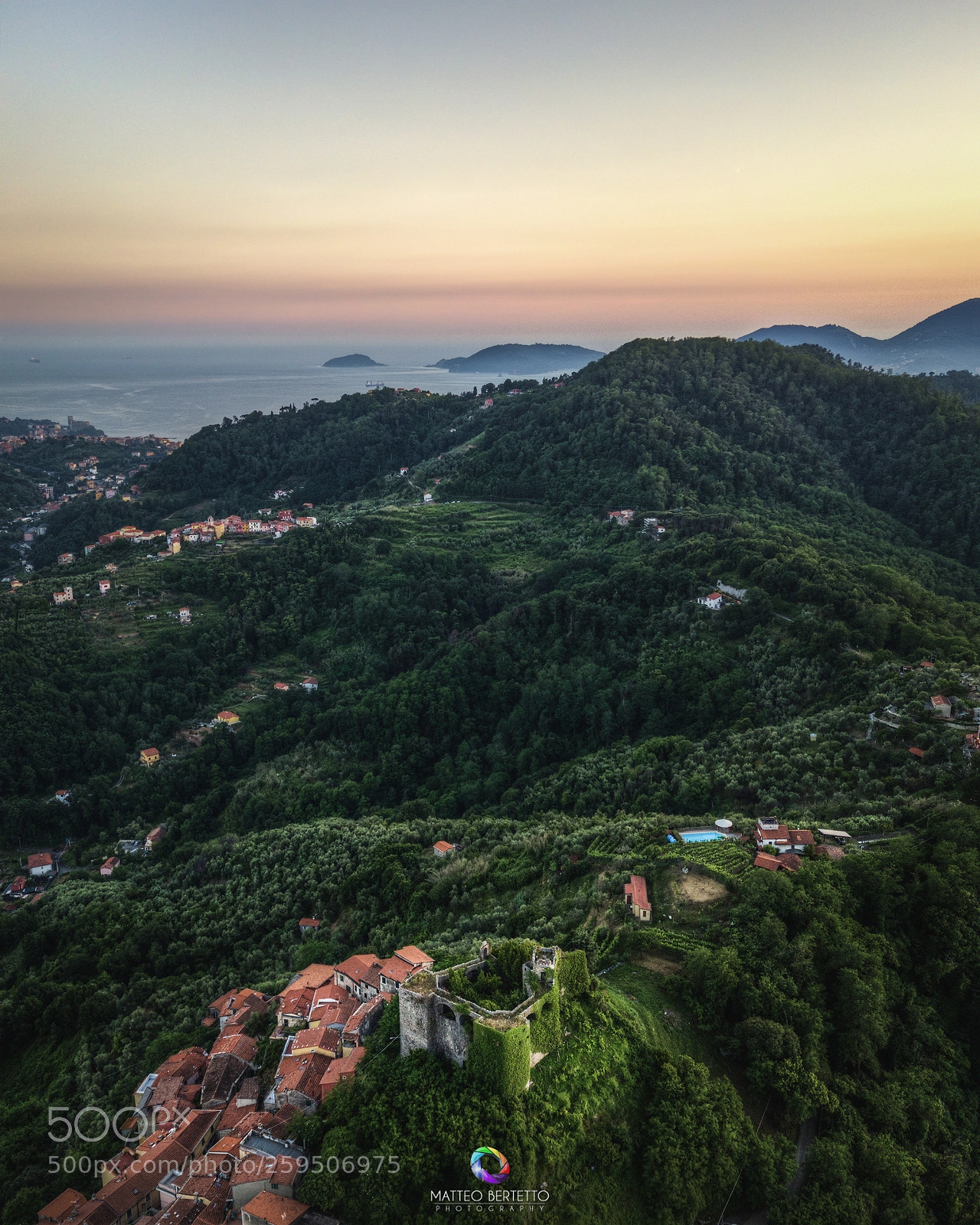 DJI FC220 sample photo. Trebiano - la spezia photography