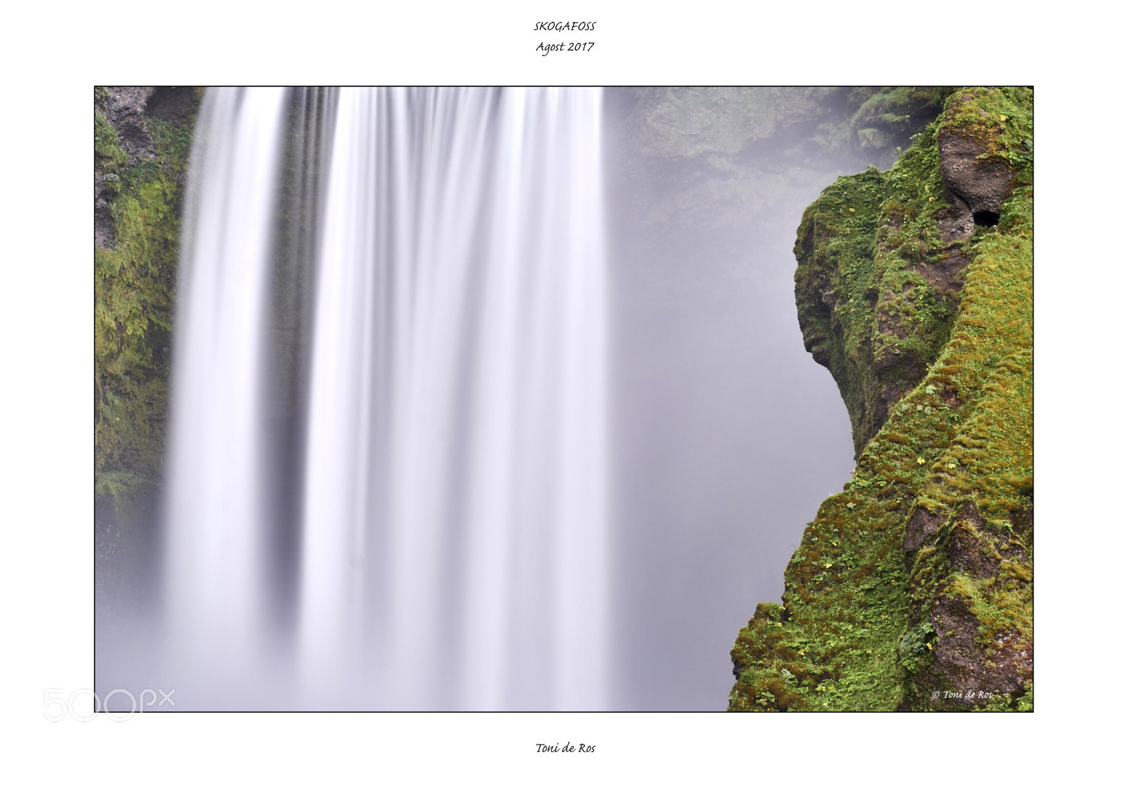 Fujifilm X-T2 sample photo. Skogafoss photography