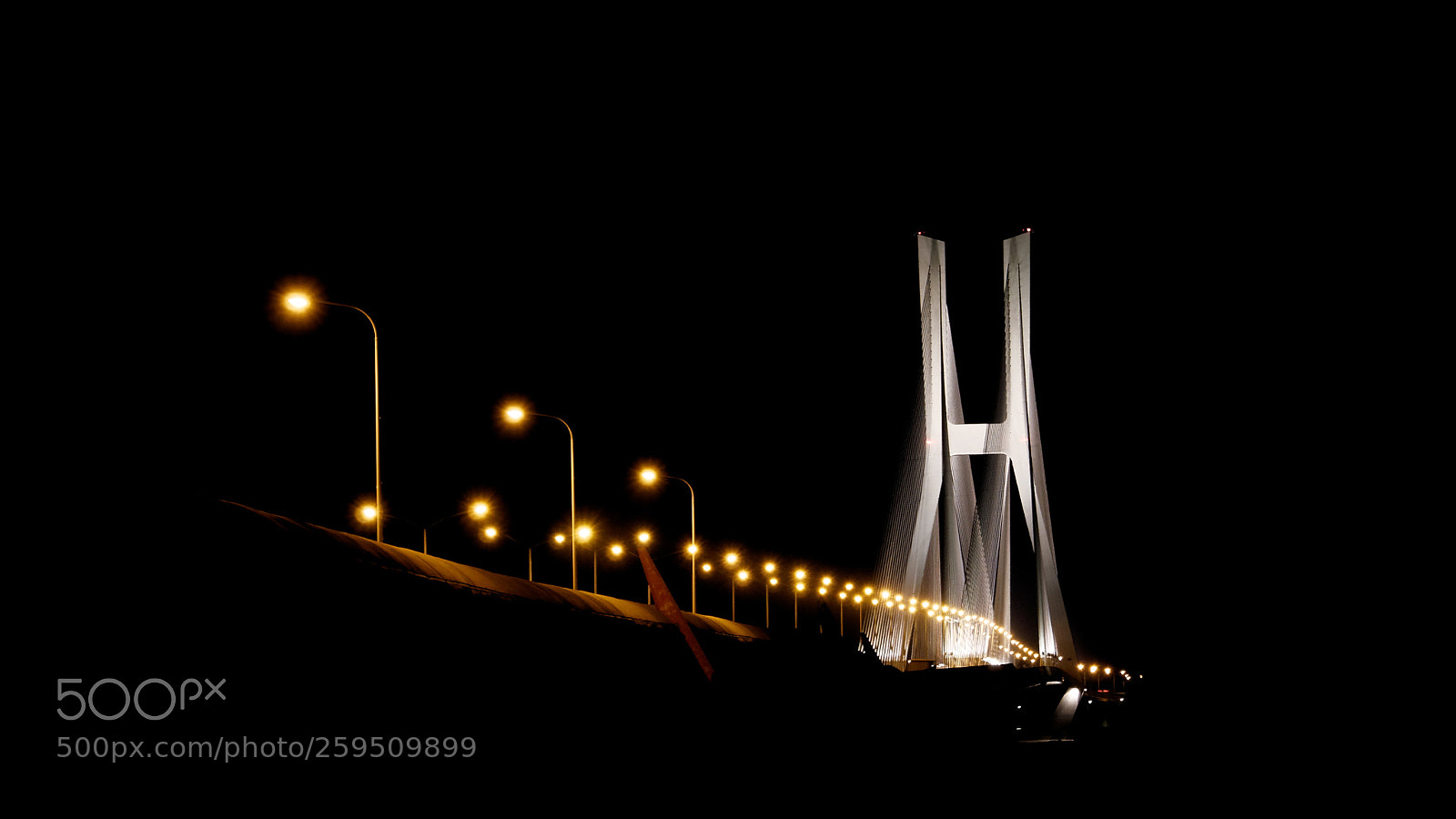 Panasonic Lumix DMC-GX85 (Lumix DMC-GX80 / Lumix DMC-GX7 Mark II) sample photo. Redzinski bridge by night 2 photography