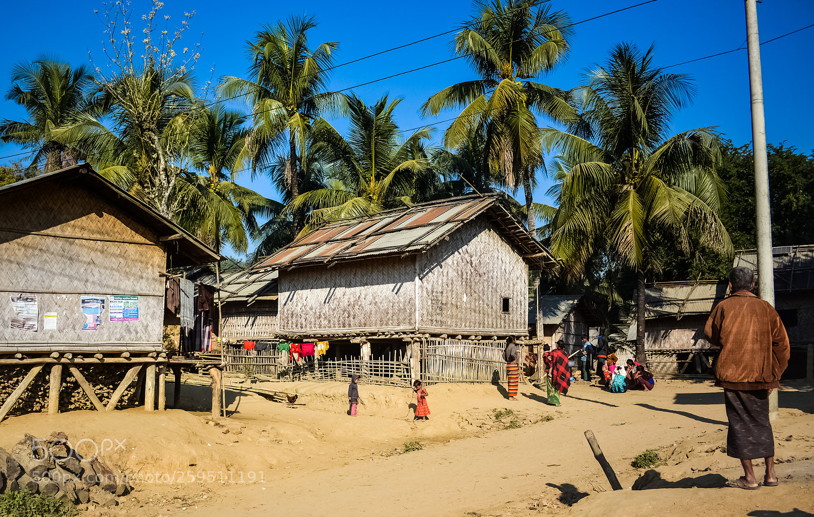 Nikon D7100 sample photo. || rural morning of roangchori || photography