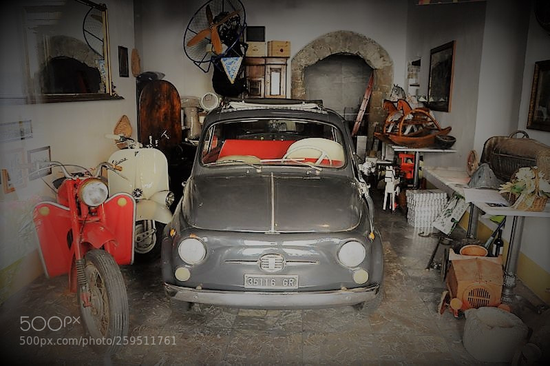 Nikon D90 sample photo. Fiat 500 still life photography