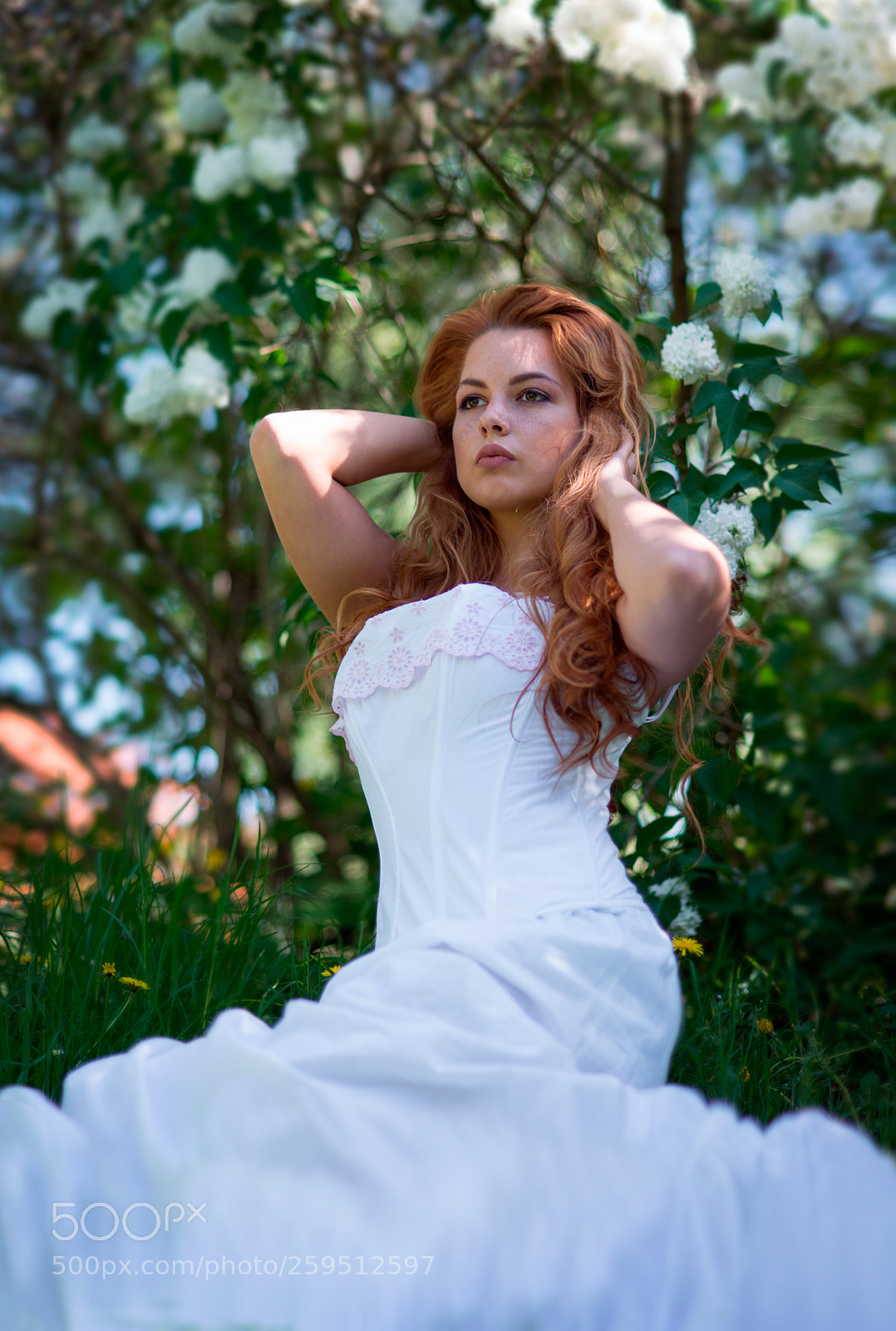Nikon D800 sample photo. Lady in white photography