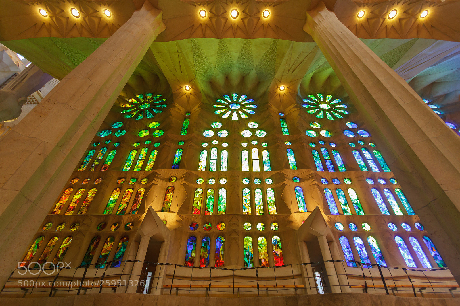 Canon EOS 7D sample photo. Stained glass of sagrada photography
