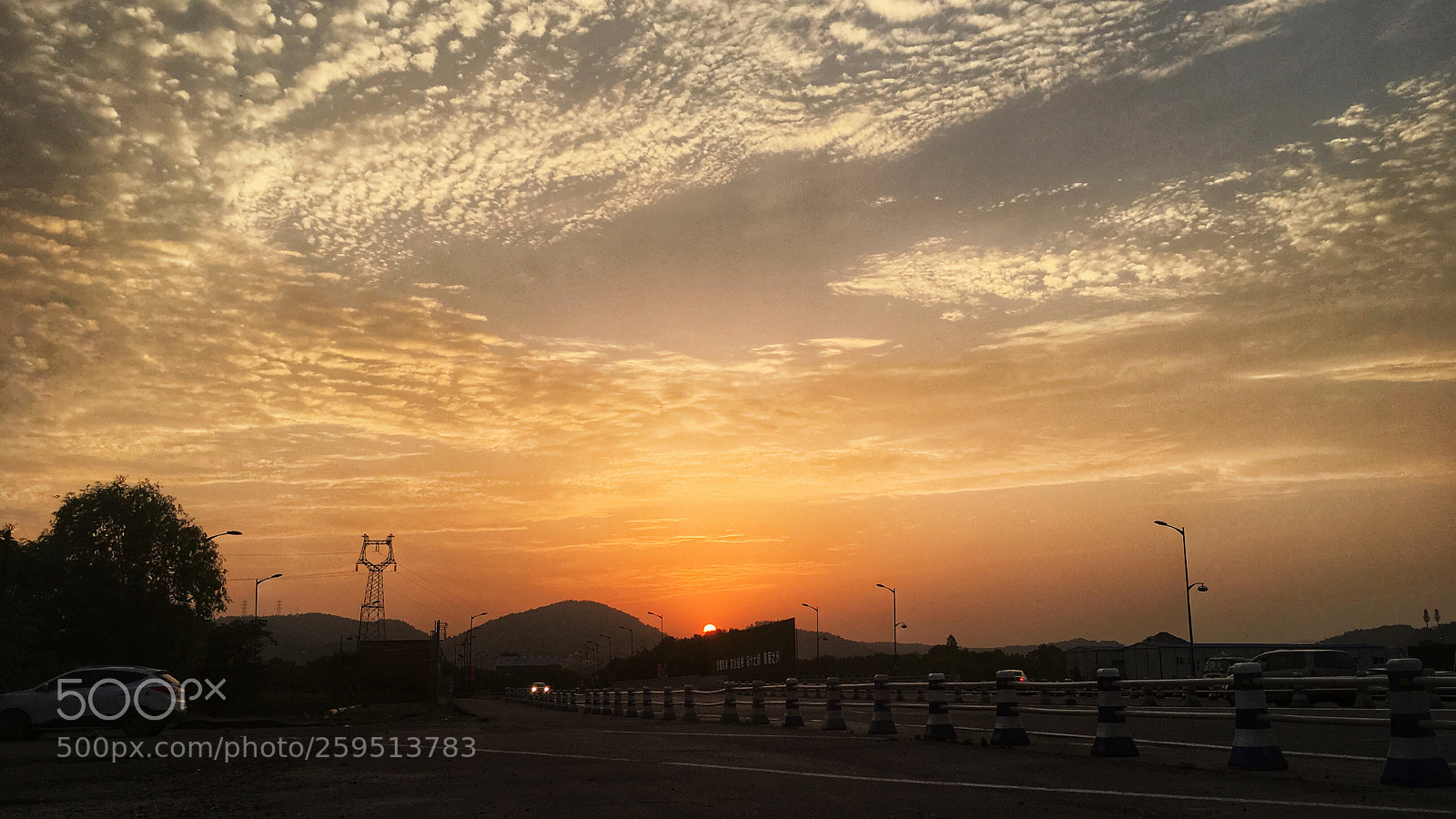 Apple iPhone 6s sample photo. 夕阳by～phone photography
