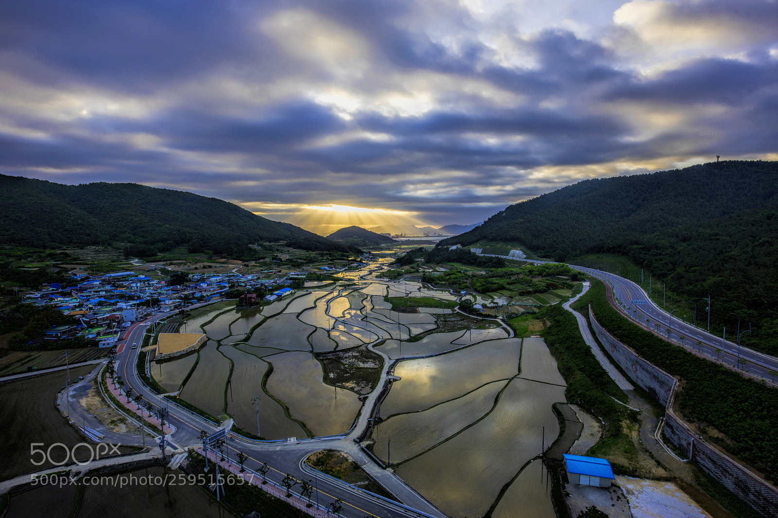 Canon EOS 5D Mark IV sample photo. Terraced paddy field photography