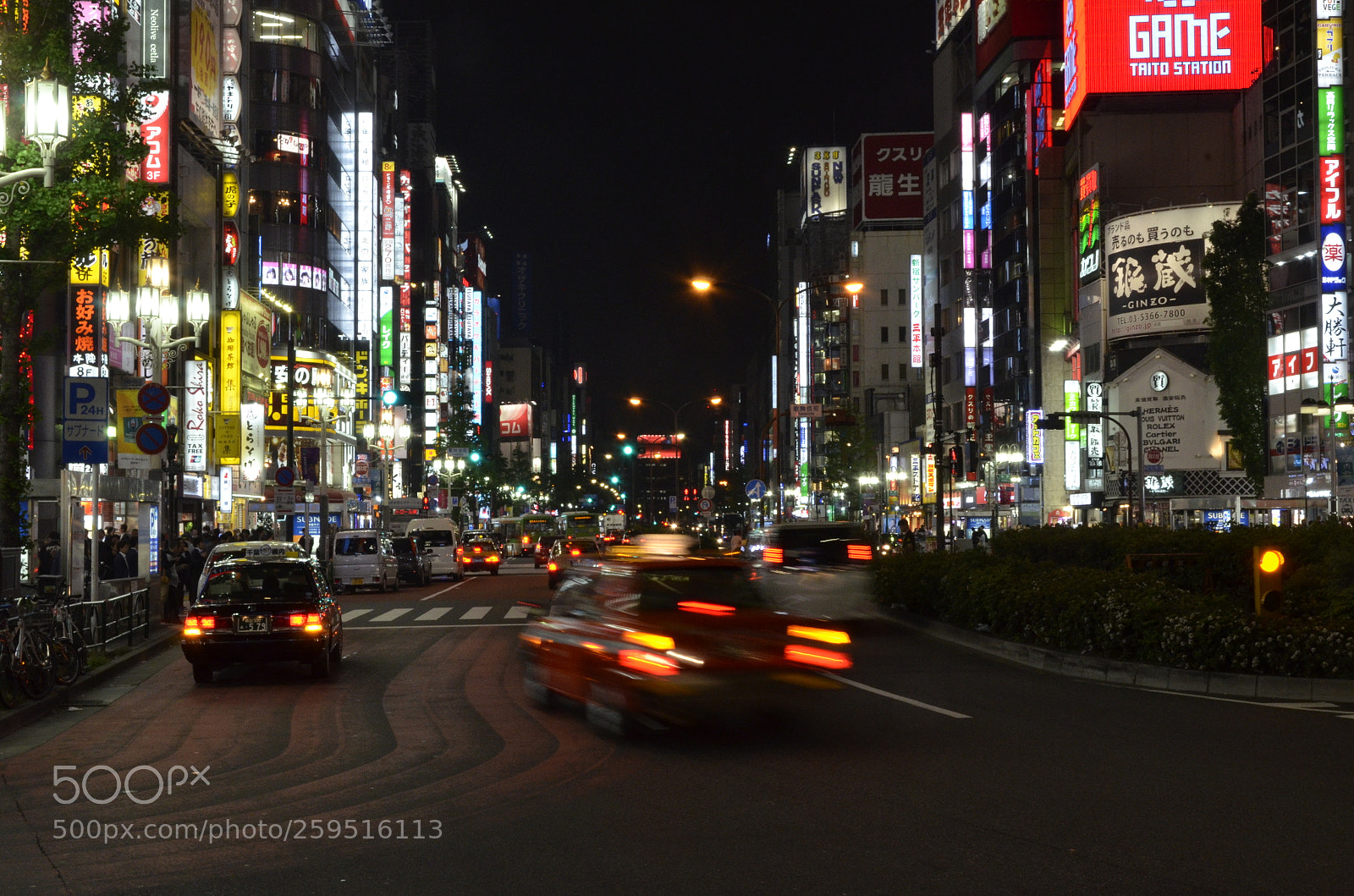 Nikon D7000 sample photo. Tokio - night lights photography
