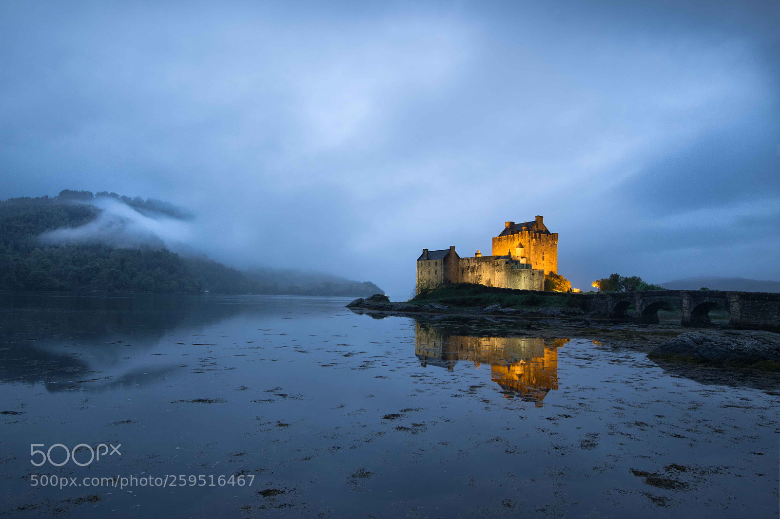 Nikon D5500 sample photo. Eilean donan castle photography