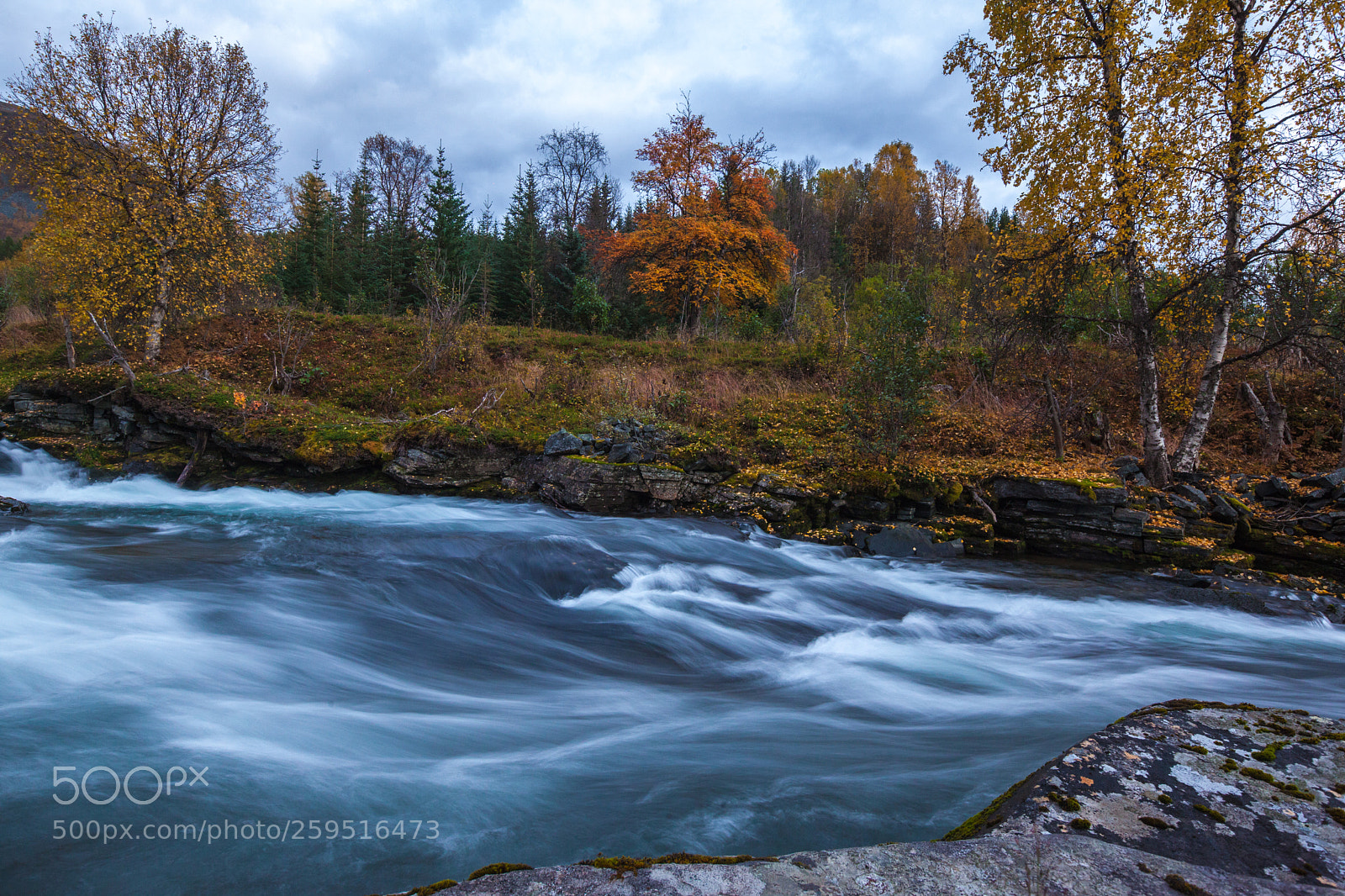 Canon EOS 5D Mark II sample photo. Autumn river photography