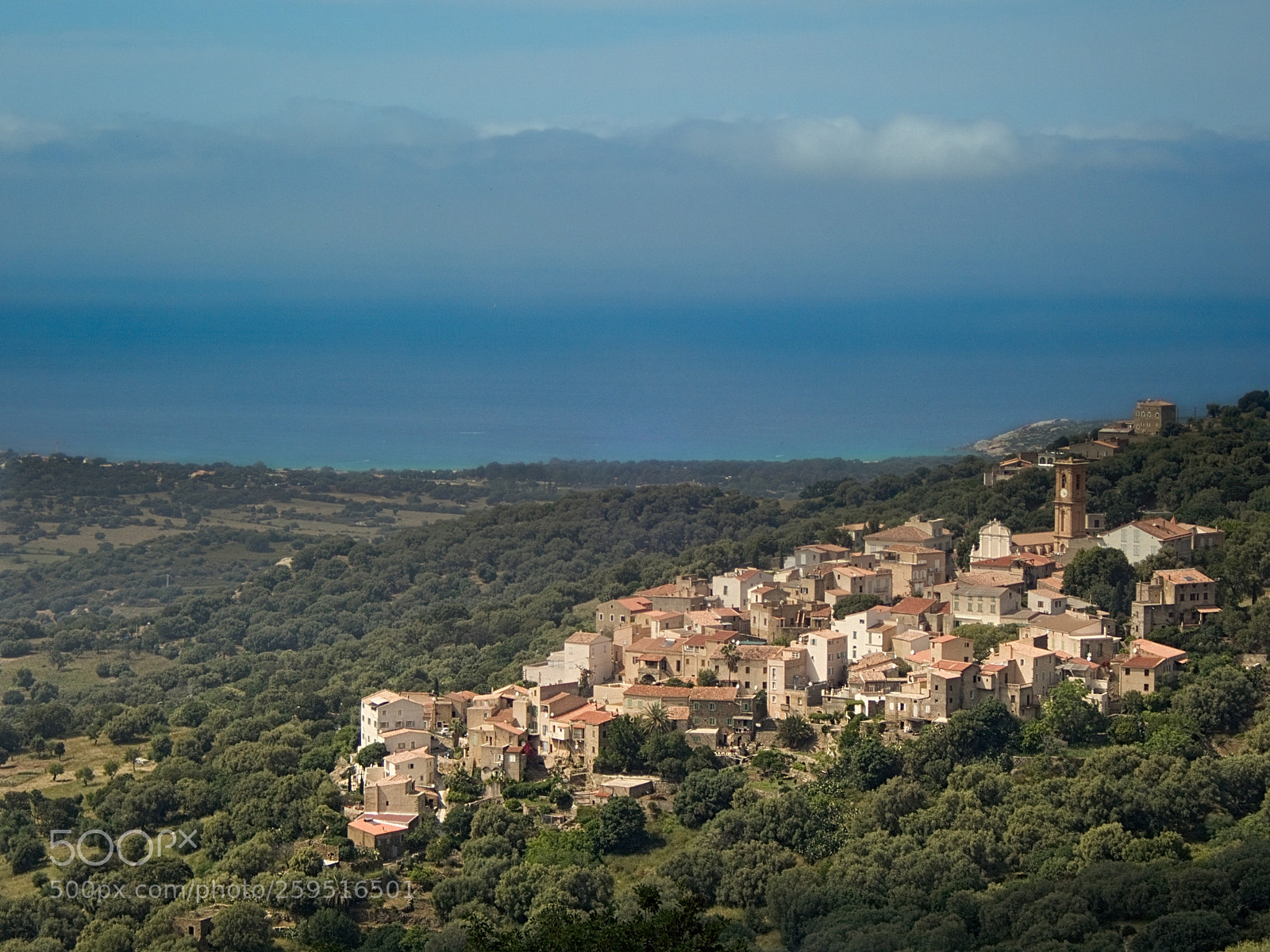 Olympus TG-5 sample photo. Aregno village photography