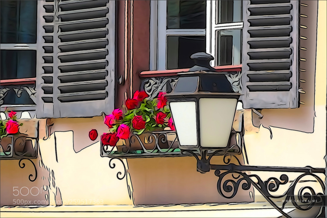 Sony DSC-HX60 sample photo. Traditional old french city photography