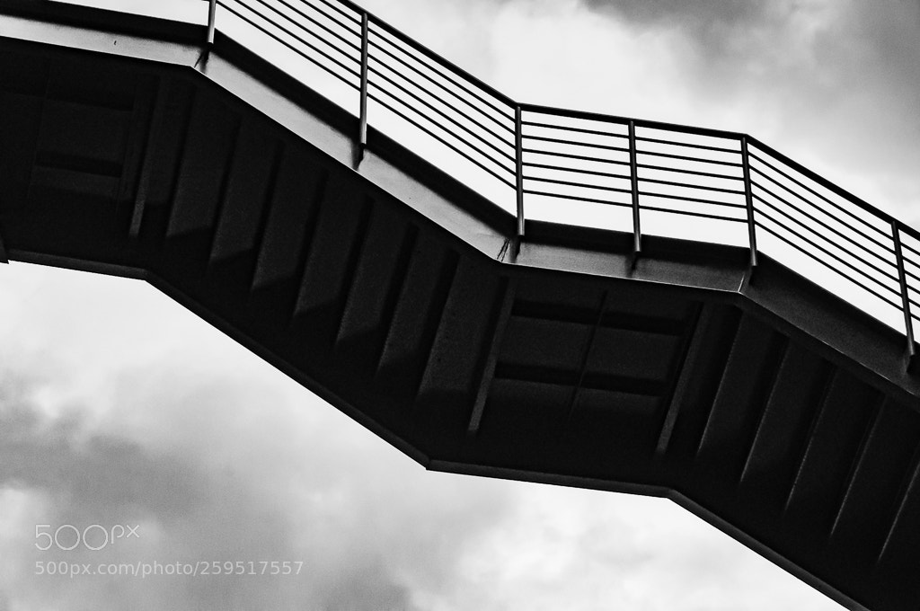 Nikon D90 sample photo. Bilbao skyway photography