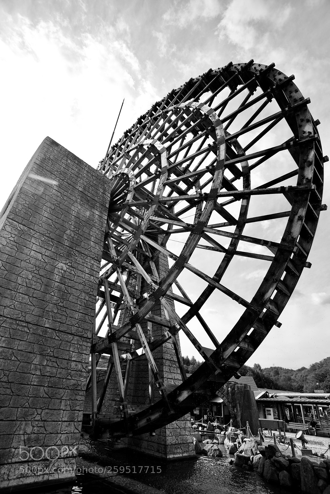 Nikon D610 sample photo. Waterwheel photography