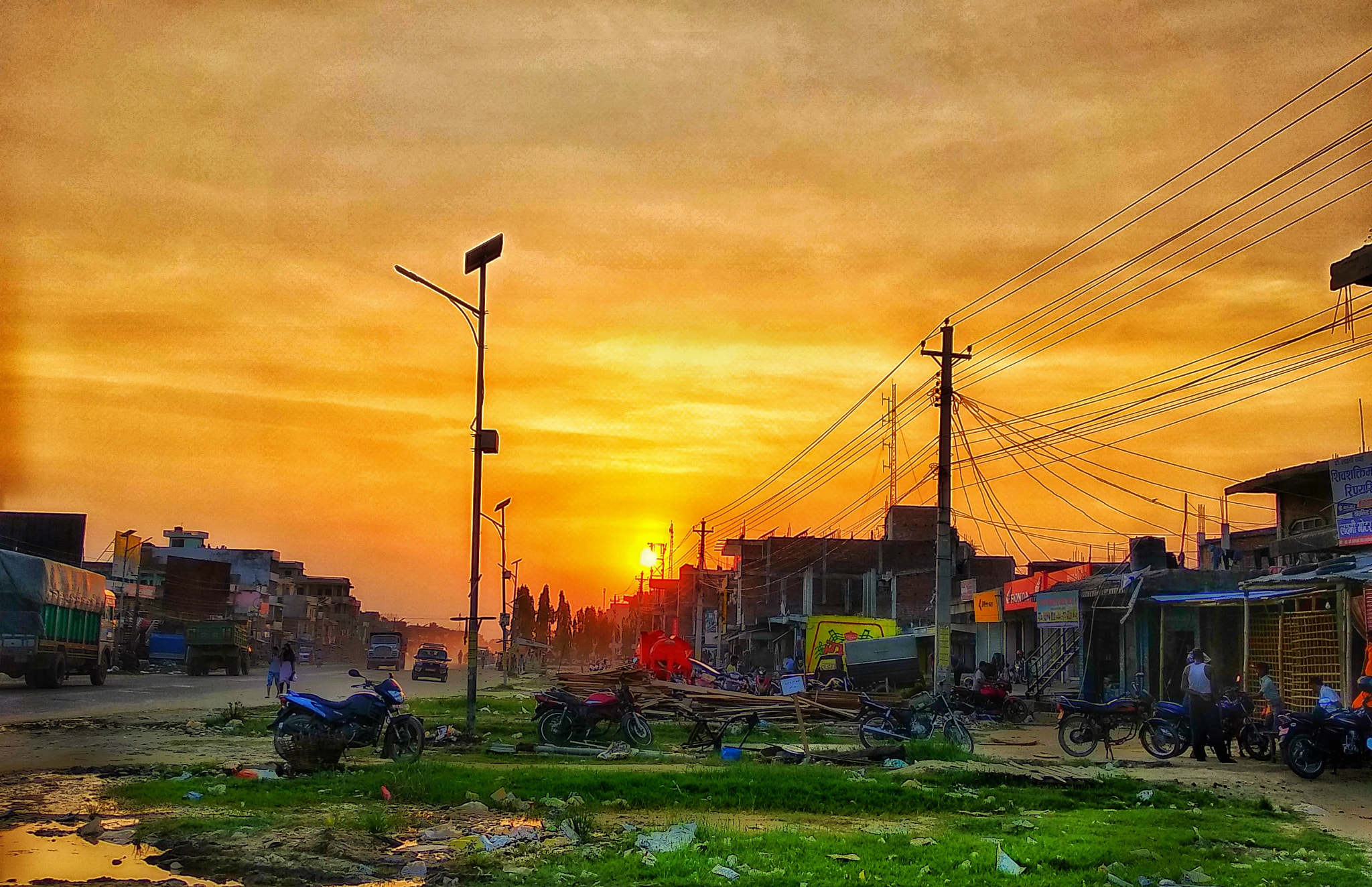 Xiaomi Redmi 5 Plus sample photo. Sunset photography