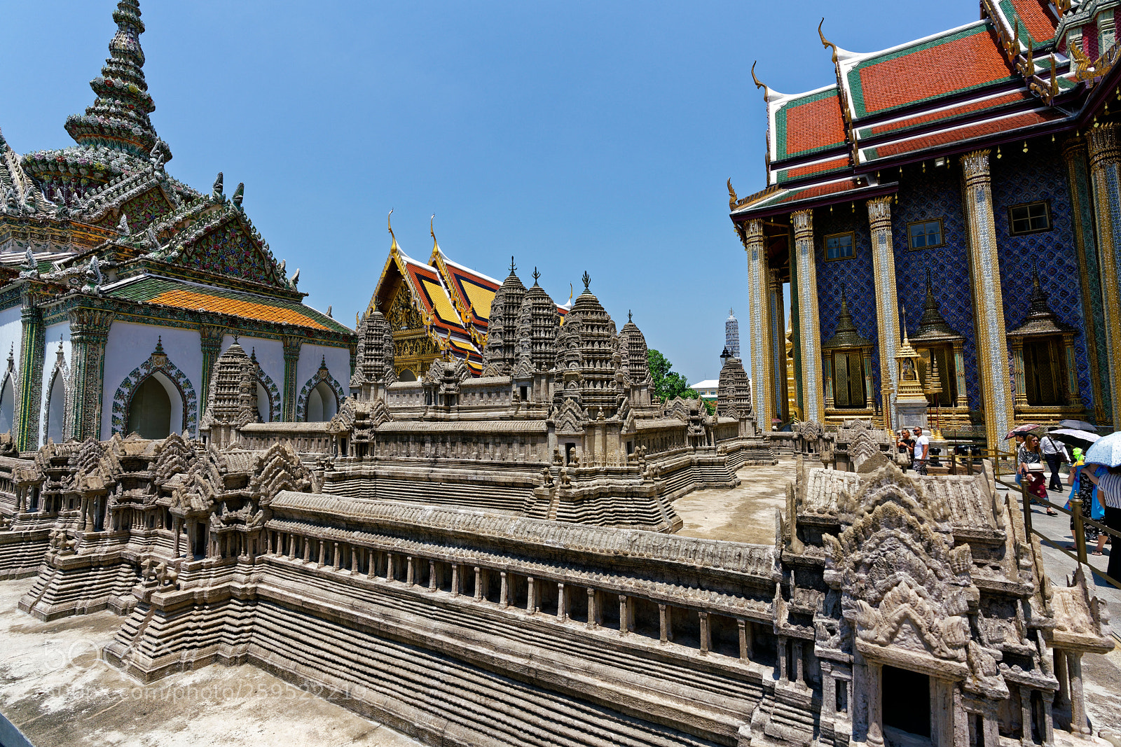 Sony a7R II sample photo. Model of angkor wat photography
