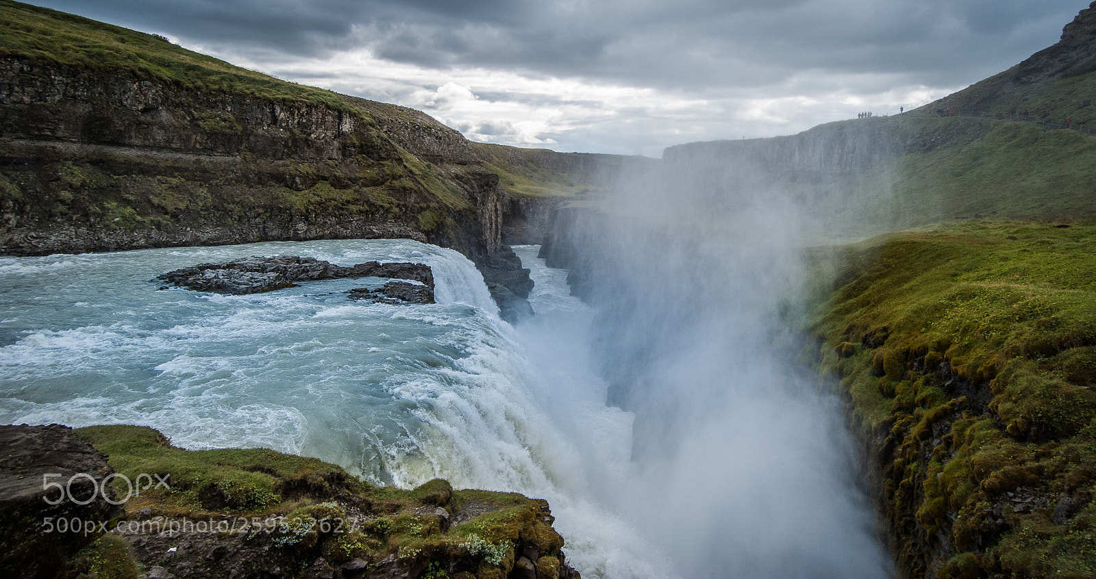 Nikon D60 sample photo. Gullfoss iii photography