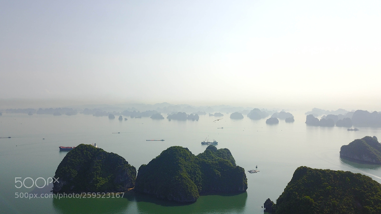 DJI FC220 sample photo. Ha long bay photography
