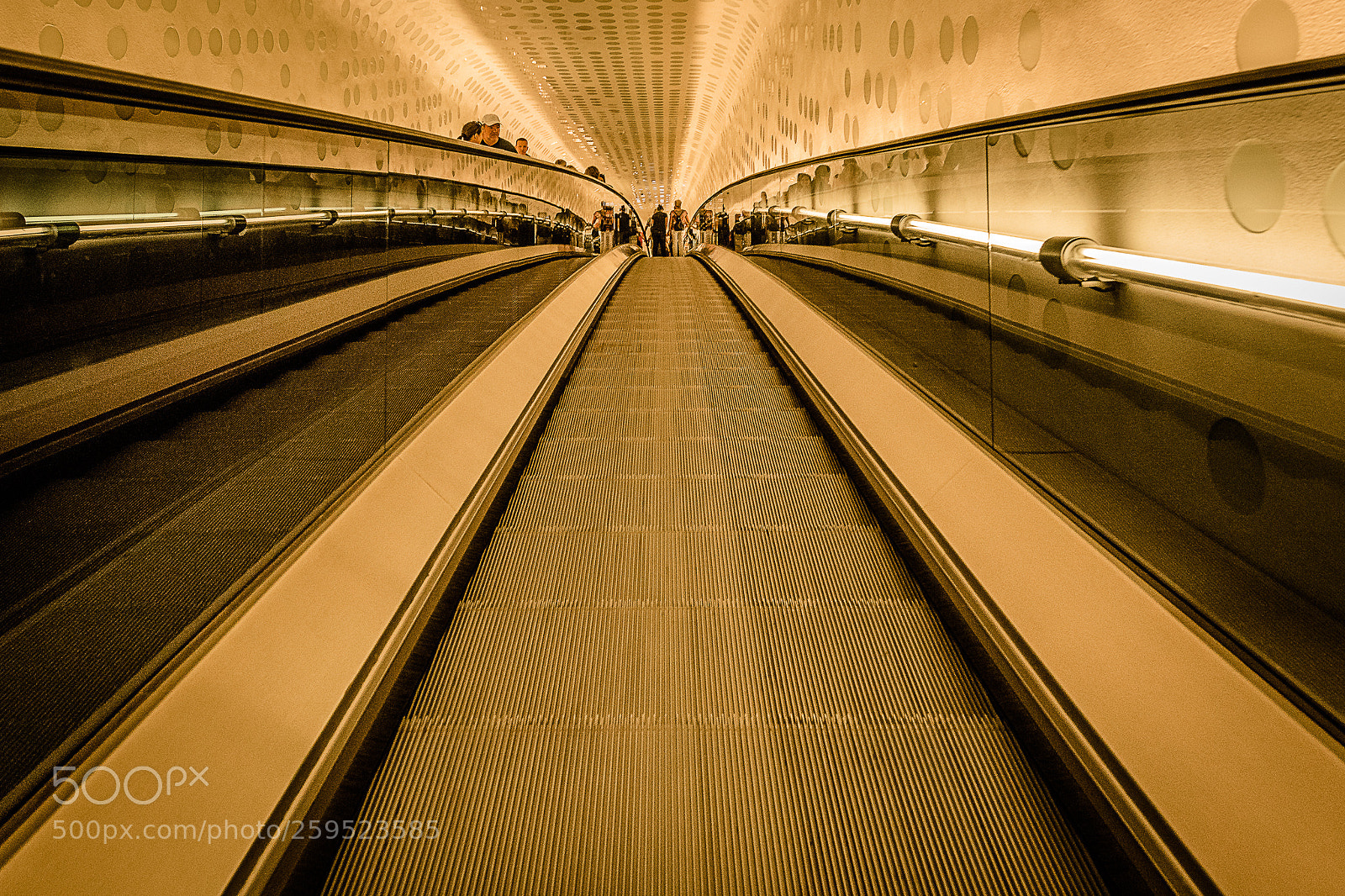 Nikon D750 sample photo. Escalator photography