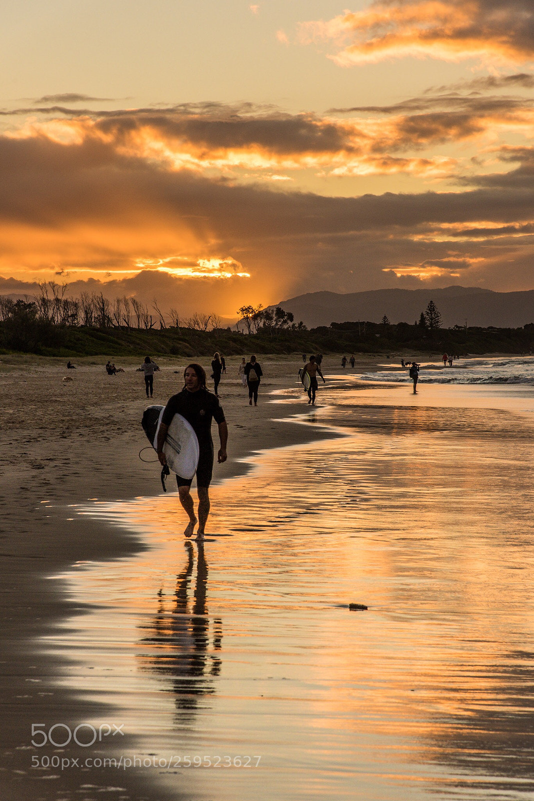 Nikon D750 sample photo. Sunset in byron bay photography