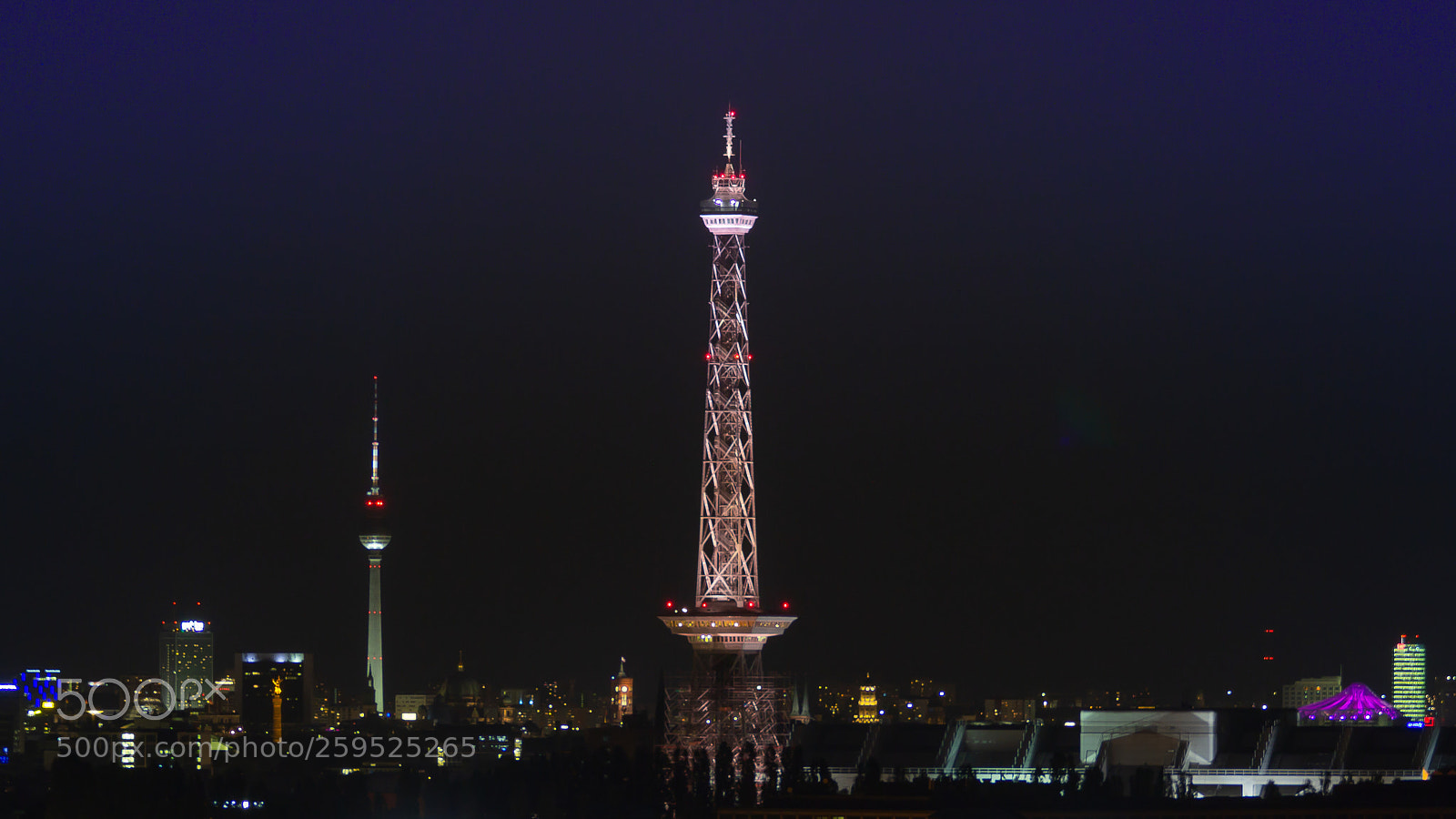 Canon EOS 1200D (EOS Rebel T5 / EOS Kiss X70 / EOS Hi) sample photo. Funkturm + skyline photography