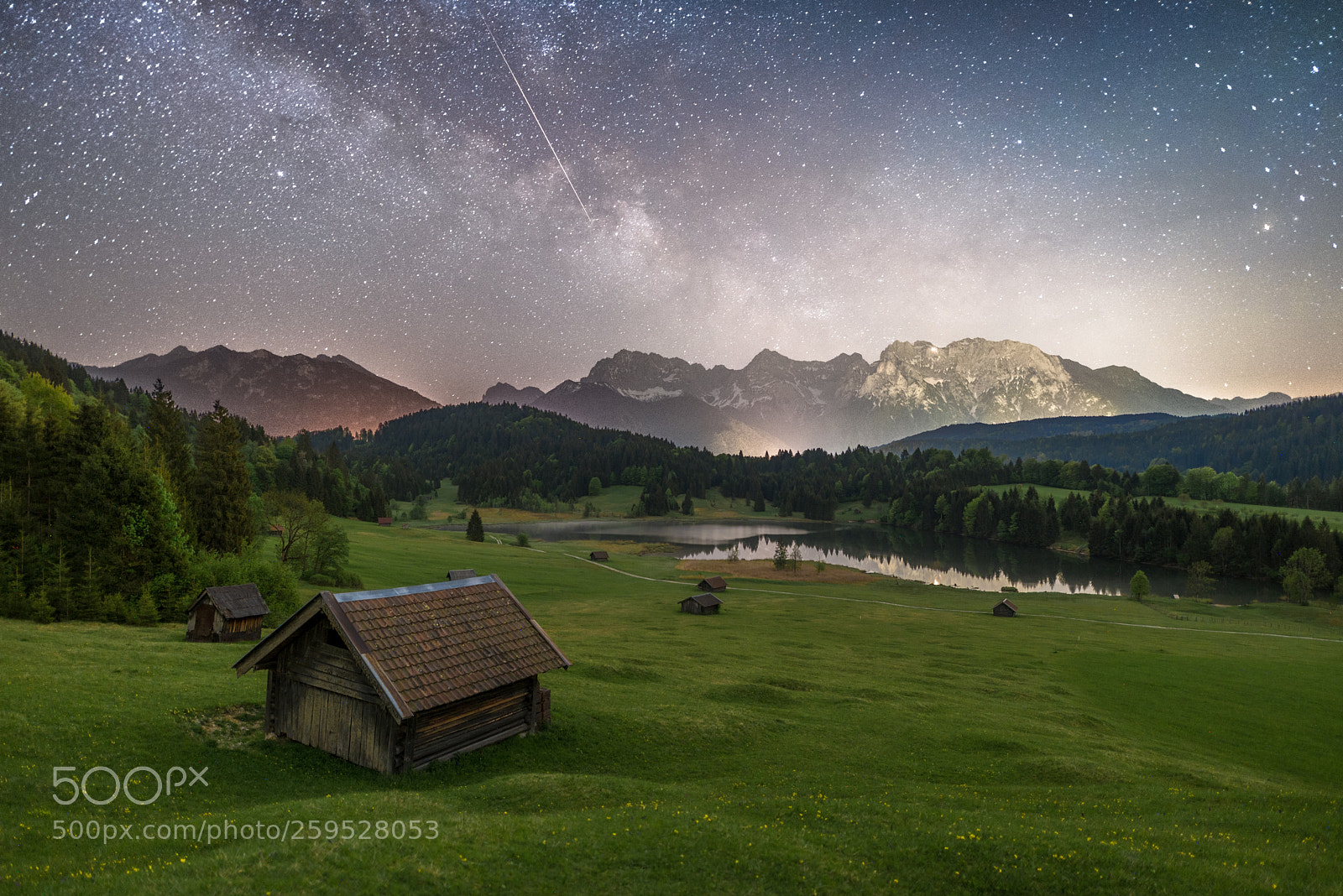 Nikon D750 sample photo. Geroldsee bei nacht photography