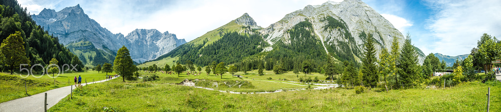 Ricoh GR sample photo. Panorama of alpenpark karwendel photography