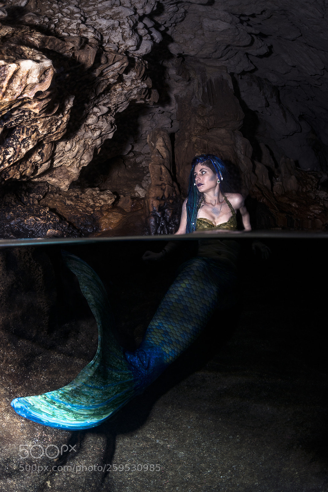 Nikon D800E sample photo. Green mermaid photography