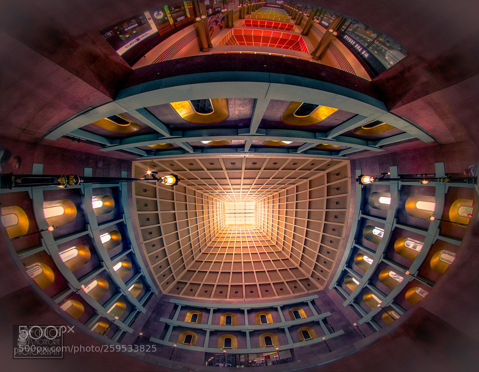 Canon EOS 70D sample photo. Millenia walk ceiling photography